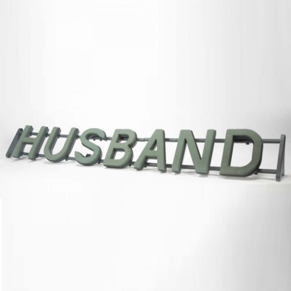 Floral Base - HUSBAND Frame, The Baggery Sundries UK Ltd Floral Base - HUSBAND Frame