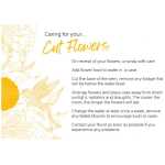 Oasis® Care Card - Cut Flowers