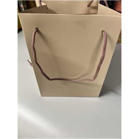 Hand Tie Bag - Rose Gold