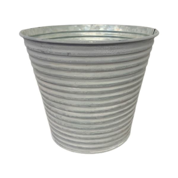 Antique Zinc Ware > Antique Grey Chartwell Pot - 11cm, The Baggery Sundries UK Ltd Antique Zinc Ware > Antique Grey Chartwell Pot - 11cm