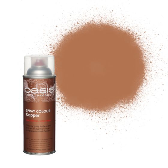 Oasis® Spray Colour - Copper, The Baggery Sundries UK Ltd Oasis® Spray Colour - Copper