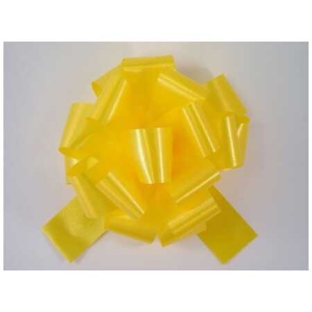 Poly Ribbon Pull Bow -  Yellow