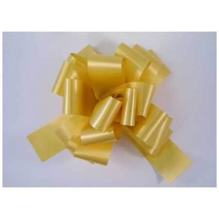 Poly Ribbon Pull Bow - Old Gold
