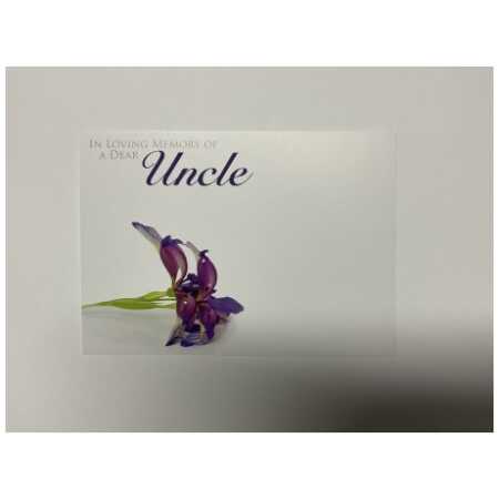 Large - in loving memory of a dear uncle