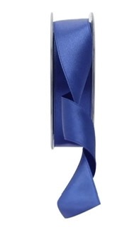 Royal Blue Satin Ribbon (25mm), The Baggery Sundries UK Ltd Royal Blue Satin Ribbon (25mm)