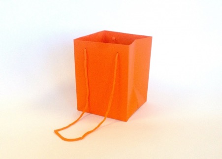 Hand Tie Bag - Orange, The Baggery Sundries UK Ltd Hand Tie Bag - Orange