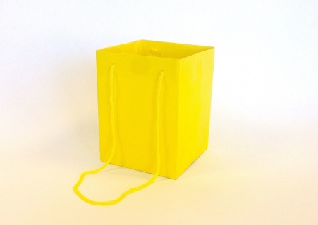 Hand Tie Bag - Yellow, The Baggery Sundries UK Ltd Hand Tie Bag - Yellow