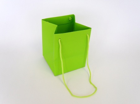 Hand Tie Bag - Lime Green, The Baggery Sundries UK Ltd Hand Tie Bag - Lime Green