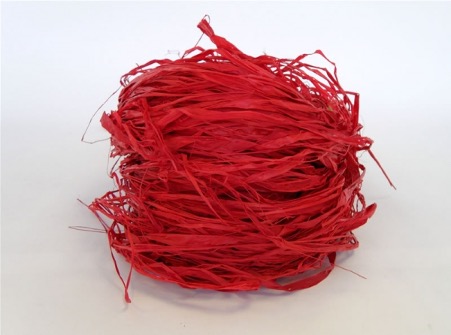 Oasis® Long Raffia - Red, The Baggery Sundries UK Ltd Oasis® Long Raffia - Red