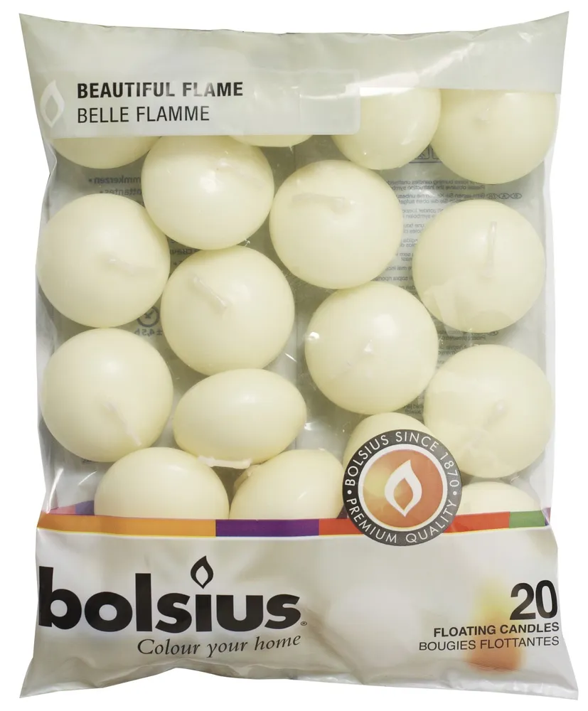 Floating Candles - Ivory, The Baggery Sundries UK Ltd Floating Candles - Ivory