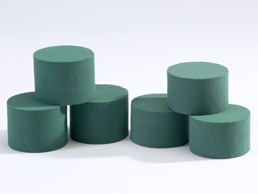 Oasis® Ideal Floral Foam Cylinder - Wet, The Baggery Sundries UK Ltd Oasis® Ideal Floral Foam Cylinder - Wet