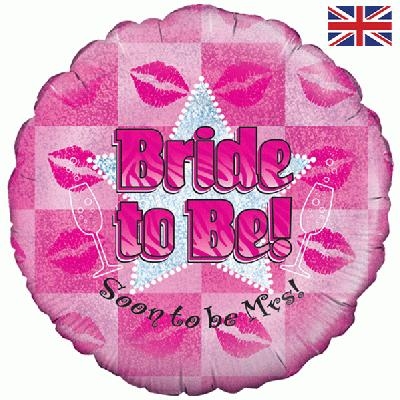 Bride To Be Star - Holographic, The Baggery Sundries UK Ltd Bride To Be Star - Holographic