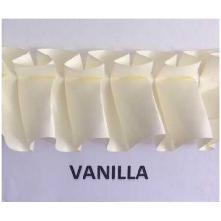 Pleated Ribbon - Vanilla