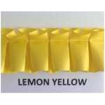 Pleated Ribbon - Lemon Yellow