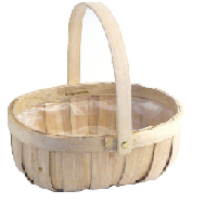 Natural Trug - 28 x 21 x 10cm, The Baggery Sundries UK Ltd Natural Trug - 28 x 21 x 10cm