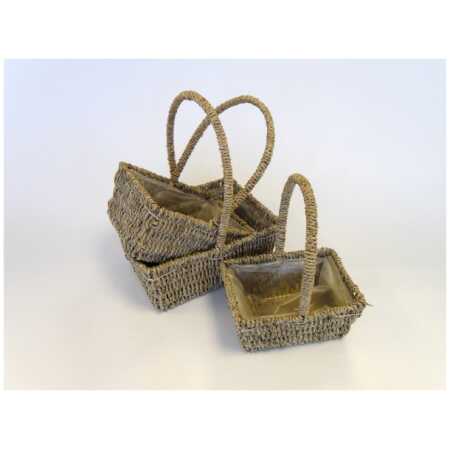 Rectangular Seagrass Basket Set