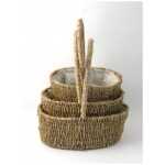Oval Seagrass Basket Set