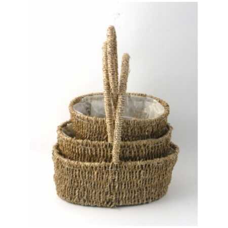 Oval Seagrass Basket Set