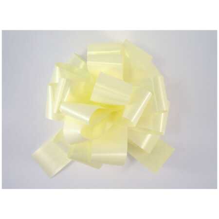 Poly Ribbon Pull Bow - Eggshell