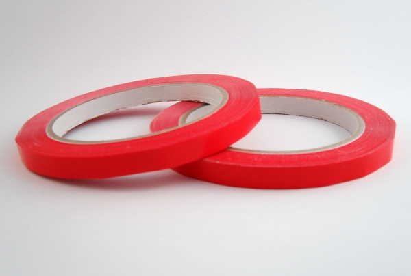 Vinyl Tape - Red, The Baggery Sundries UK Ltd Vinyl Tape - Red