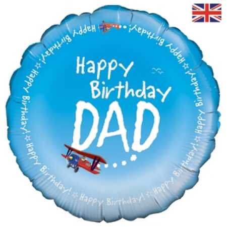 Happy Birthday Foil Balloon Dad