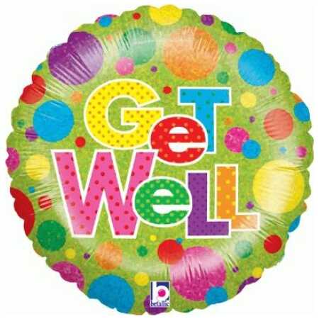 Get Well Lotsa Dots - holographic