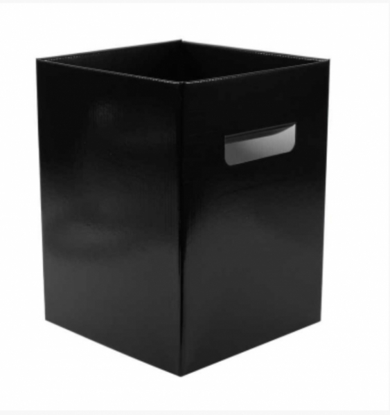 Pearlised Black Flower Box, The Baggery Sundries UK Ltd Pearlised Black Flower Box