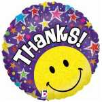 Thanks Smiley Face - holographic