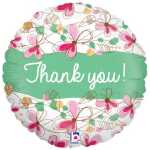 Thank You! Floral Balloon