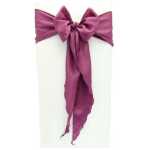 Satin Chair Sash - Purple