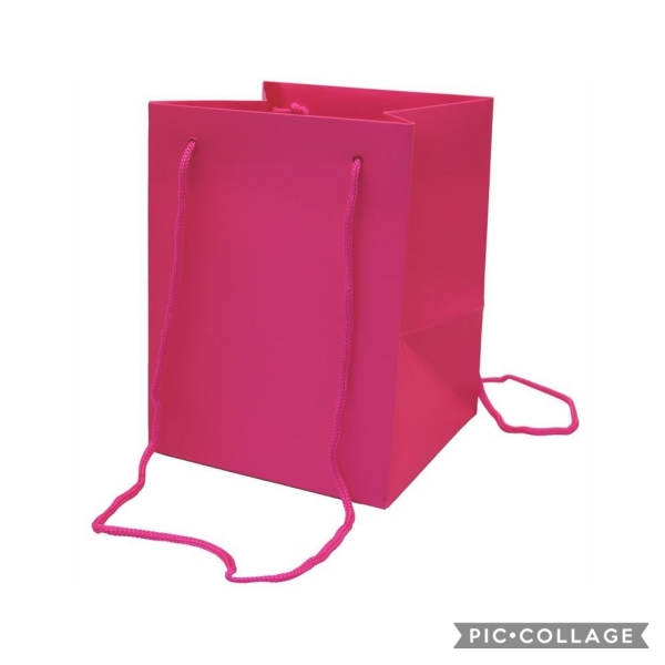 Hand Tie Bag - Cerise, The Baggery Sundries UK Ltd Hand Tie Bag - Cerise