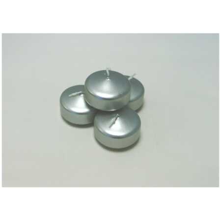 Floating Candles - Metallic Silver