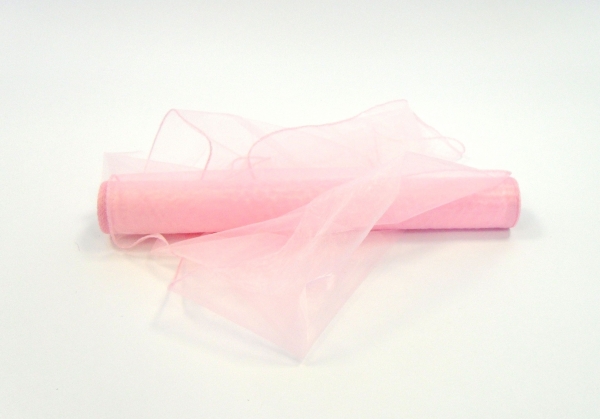 Organza Fabric - Pale Pink, The Baggery Sundries UK Ltd Organza Fabric - Pale Pink