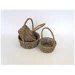 Round Seagrass Basket Set