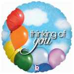 Thinking Of You Balloon Sky - holographic