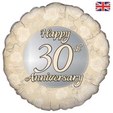 Marriage Foil Balloon 30th Anniversary Rose