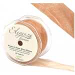 50mm Organza Ribbon - Rose Gold