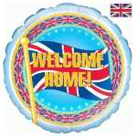Welcome Home Foil Balloon Union Flag