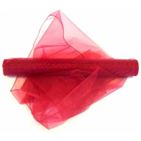Organza Fabric - Cerise