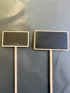 Wooden Chalkboard Picks, The Baggery Sundries UK Ltd Wooden Chalkboard Picks