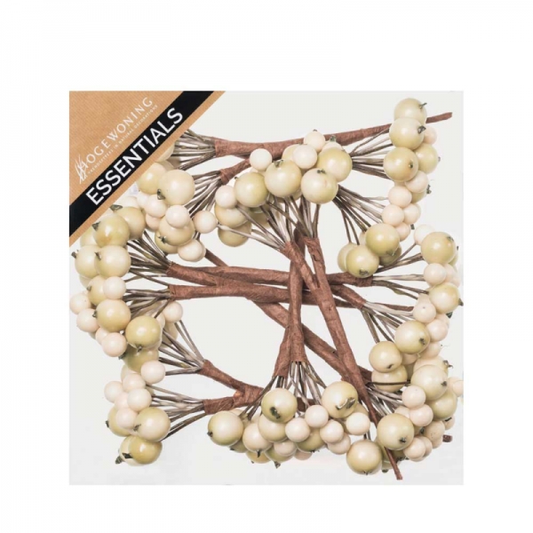 Christmas Ivory Berry Picks, The Baggery Sundries UK Ltd Christmas Ivory Berry Picks