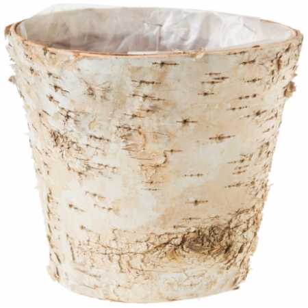 Christmas Birch Bark Pot - Large