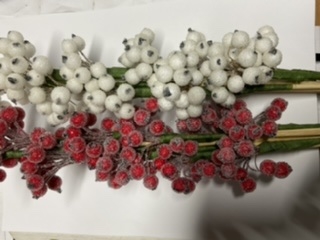 Christmas- 50cm berry sugar cluster, The Baggery Sundries UK Ltd Christmas- 50cm berry sugar cluster