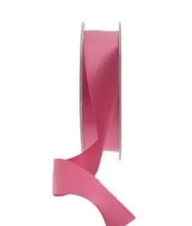 Cerise Satin Ribbon (25mm), The Baggery Sundries UK Ltd Cerise Satin Ribbon (25mm)