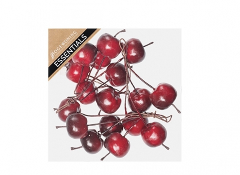 Red apples on wire 4/5pcs, The Baggery Sundries UK Ltd Red apples on wire 4/5pcs