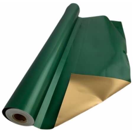 Emerald and Gold Deluxe Flower Wrap