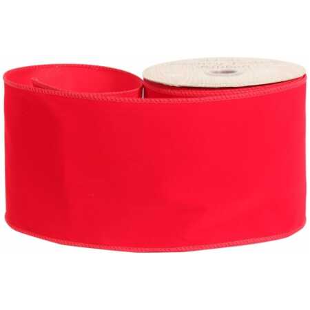 Red Velvet Ribbon 100mm x 10yrds