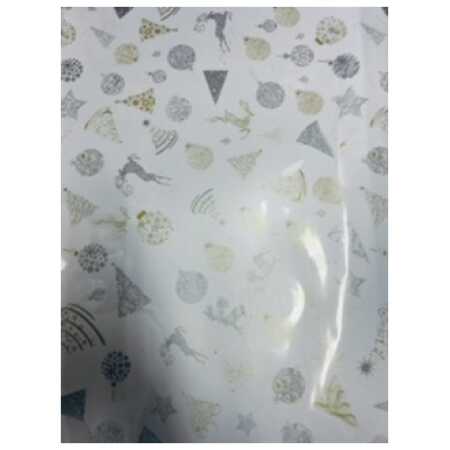 Christmas- Rudolph silver & gold cellophane