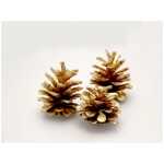 Christmas Austriaca Gold Pine Cones