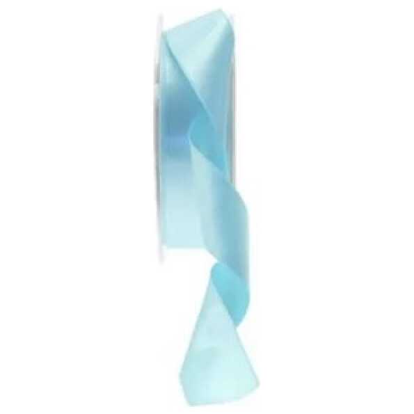 Light Blue Satin Ribbon (25mm) | The Baggery Sundries UK Ltd